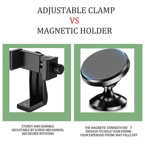 Golf Recording Stick Tripod Monopod With 360 Degree Rotation Extendable From 17.7 To 46 Inches Includes Non Magnetic Phone Holder