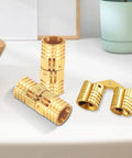 8 Pack Hidden Brass Hinges For Jewelry Boxes And Cabinets Concealed 180 Degree Opening 10mm Size Small Ring Box Hinge