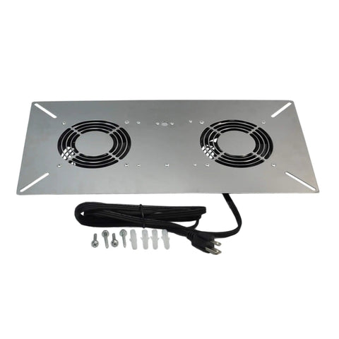 220 CFM Stainless Steel Crawl Space Vent Fan With Dual High Flow Fans Dehumidistat And Thermostat Foundation Vent For Radon Mitigation