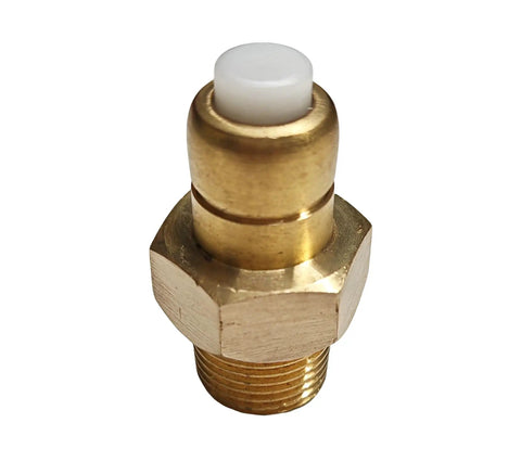 No Nonsense 3/8 Inch NPT Thermal Relief Valve for Electric Cleaning Pumps, brass auto reset, 18 threads per inch