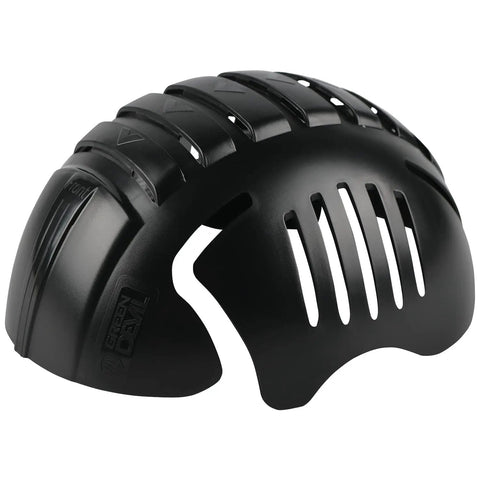 Lightweight HDPE Bump Cap Insert For Baseball Caps Ventilated Airlite All Day Comfort Protective Cap Liner Impact Resistant Black