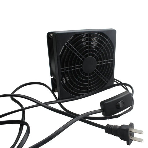 Portable Solder Fume Extractor With Strong Suction, Includes Four Activated Carbon Filters, 0.2 Inch Thick Dense Filtration in black casing