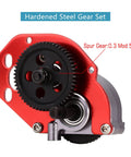 16G Complete Transmission Gearbox With Steel 0.3 Mod Gear Set For 1 24 Axial SCX24 Deadbolt C10 JLU Gladiator