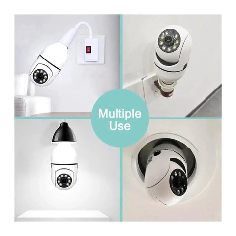 Badass 8MP Smart PTZ WiFi Security Dome Camera Delivers Smooth 360 Views from multiple mounting options including wall and ceiling.