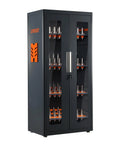 Heavy Duty CNC Tool Cabinet CAT40 Tool Holder Rack With ABS Buffering Liners, water-resistant steel, organized storage, lockable doors.