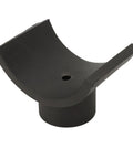 Beefy Heavy Duty Bottle Jack Adapter Saddle for 3in Tube with 1.5in Lift Platform, strong axle cradle shown in black material.