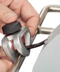 Close-up of Short Tool Jig for Sharpening Short Wood Chisels Carving Gouges And Power Carver Bits That Keeps Your Tools Square
