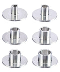 Top Shelf Stainless Steel Router Bushing Template Guide For Wood And Metal Crafts with 14mm stainless steel mount and precision design.