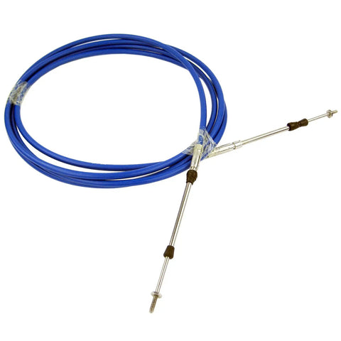 33C Throttle And Shift Remote Control Cable Kit for Yamaha Outboard Engine Boat Steering, Blue 16 Foot 2 Piece