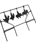 Four Unique Animal Silhouette Targets With Auto Reset Spinning Design For Nonstop Shooting Practice In .177 And .20 Caliber