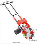 Handheld 6-Beak Seeder For Peanuts Corn And Beans Precise Manual Seed Planter with measurements shown
