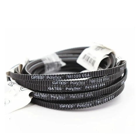 Drop In Tough Polyurethane Wedge Drive Belts For Shop Machinery Cnc Lathe Grinder Motor And Three D Printer High Module Smooth Running Transmission Kit stacked in bundle.
