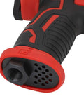 Close-up of the ergonomic grip on the Shop Ready 1 2 Inch Pneumatic Air Impact Wrench Generating 1200 Nm At 10000 RPM.