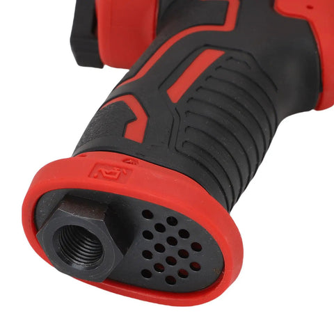 Heavy Duty Pneumatic Air Impact Wrench With Half Inch Drive delivering 1200Nm torque grip and drive socket detail close-up.