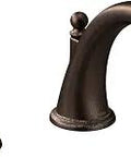 Oil Rubbed Bronze 2-Handle Deck Mount Roman Tub Faucet Trim Kit Valve Required T4943ORB with twin lever controls