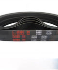 Straight Up Heavy Duty Epdm Multi Rib Serpentine Drive Belt For Industrial Machinery Runs Smooth Built Tough High Torque Generator Replacement 4Pk800 Series, four black EPDM belts coiled together.