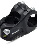 50mm Mountain Bike Stem With 31.8 Bar Clamp And 30 Degree Rise, 1 1/8 Steerer, Lightweight CNC 6061 T6 Aluminum, black finish