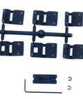 Rail Mount Key Kit 69177 For TLR 7 HLX TLR 7 X TLR 8 G Light Universal Rails Six Precision Inserts For Easy Quick Mount On Any Rail System Includes Six Inserts For Hassle Free Rock Solid Mounting, showing six black inserts with Allen key