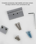 Sick Wall Mount Coffee Bean Dispenser Heavy Hitter Acrylic Canister accessories including screws and brackets for installation.