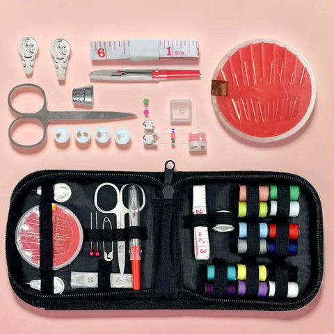 Leather Sewing Kit 27 Piece Set Pro Grade With Leather Needles Awls Punches Threaders Cutters And Sewing Machine Tools