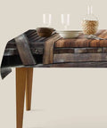 Antique Wooden Door Rectangular Tablecloth 60x84 Inch Outdoor Rustic Brown Barn Farm Timber Table Cover For Kitchen Home Patio Parties Weddings Picnic And Dinner