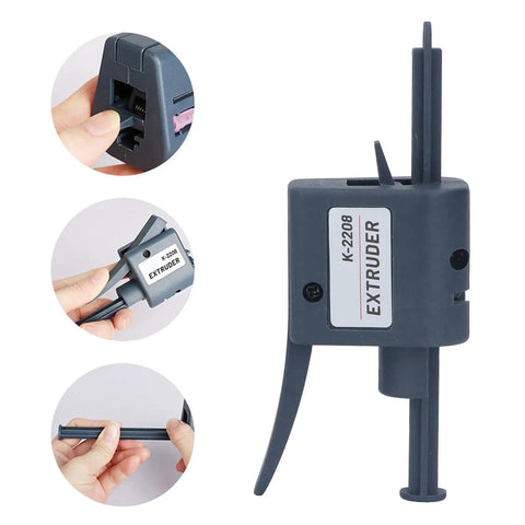 Efficient Solder Paste Extruder Flux Dispenser Kit With 0.8mm And 1.3mm Nozzles For Easy Electronics Soldering Flux Pen