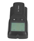 Thonlai 5 in 1 Stud Finder Multifunctional Wall Scanner for Wood and Metal Detection with LCD Display and Sensitive Sensor Suitable for All Wall Types (Black) top view with buttons and LCD screen.