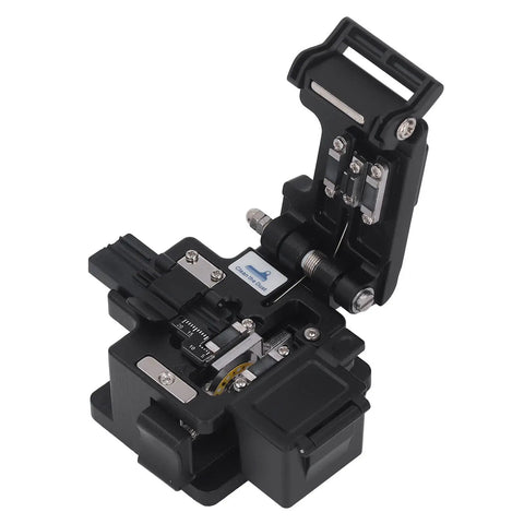 Heavy-Duty Optical Fiber Cleaver Machine With Precise 0.5 Degree Cutting Angle, high durability, compact design for cable repairs.