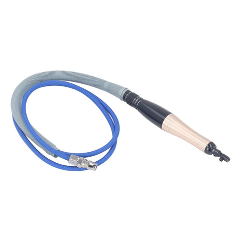 Badass 23000 RPM Pencil Die Grinder Air Tool with Heavy Duty Aluminum Alloy Body, featuring pneumatic hose and ergonomic grip.