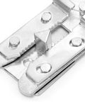 Heavy Duty Sofa Connector Clips With 160mm Screws for Sectional Furniture Brackets, cold rolled steel silver connector detail