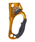 Right Hand Orange Rope Ascender For 8-13mm Rope, Heavy Duty Hand Ascender For Rock Climbing And Arborist Rappelling Gear