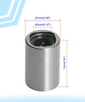 Beefy LM3UU Cylinder Linear Motion Ball Bearing Set 3mm ID 7mm OD 10mm Length 4 Pack SAE 52100 Carbon Steel For CNC And 3D Printer