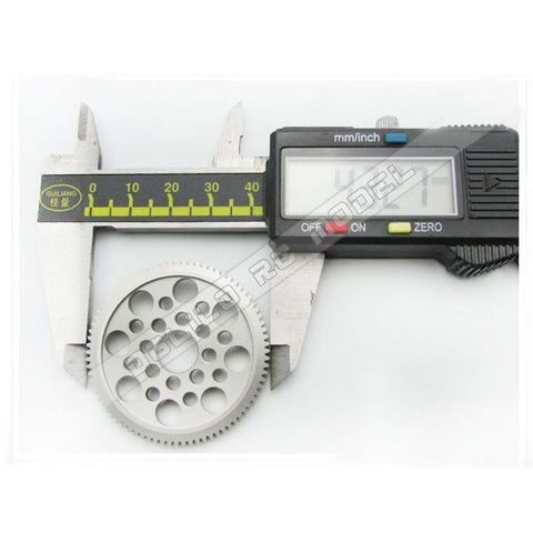 Metal 48P Spur Gear 80T Upgrade For Sakura D3 S Xi XIS 1/10 On Road Drift RC Car with caliper measuring gear diameter