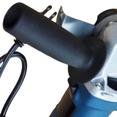 Premium Electric Angle Grinder Replacement Parts With Comfortable Grip For Cutting Polishing And Grinding Jobs A Total Badass For Garage Chores And Metal Finishing Projects close-up of ergonomic handle and power cord.