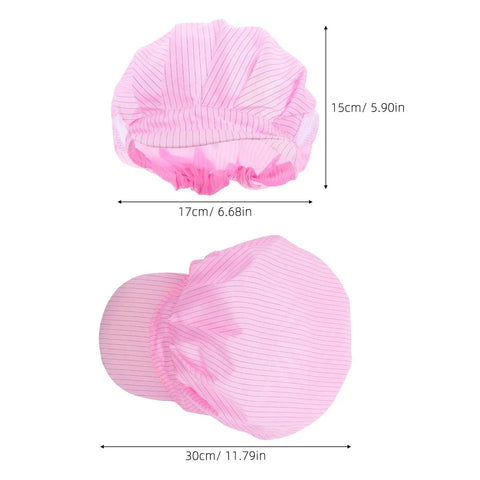 Straight Up Reliable Anti Static Mesh Cap In Pink With Hella Breathable Design For Cleanrooms And Electronics Shops secures hair with secure fit.