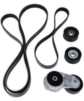 Super Cool Belt Tensioner Idler Pulley Kit For Maserati Ghibli Levante Quattroporte 3.0TT V6 Motor With Direct Bolt On Fit And Easy Plug Play Setup To Keep Your Ride Running Smooth Like A Dream.