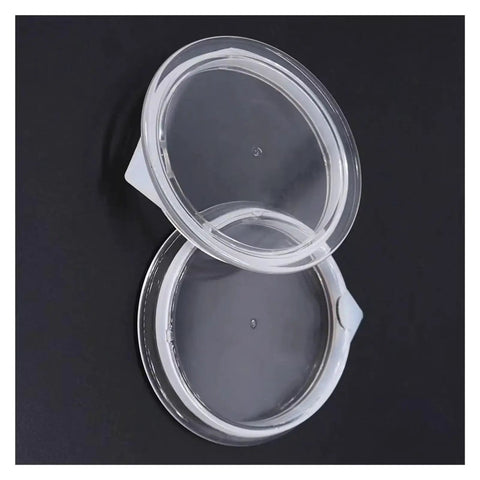 Milk Frother Lid Replacement For Aeroccino 4 Cup Tight Seal Water Resistant Cover, clear design, shown on dark background.