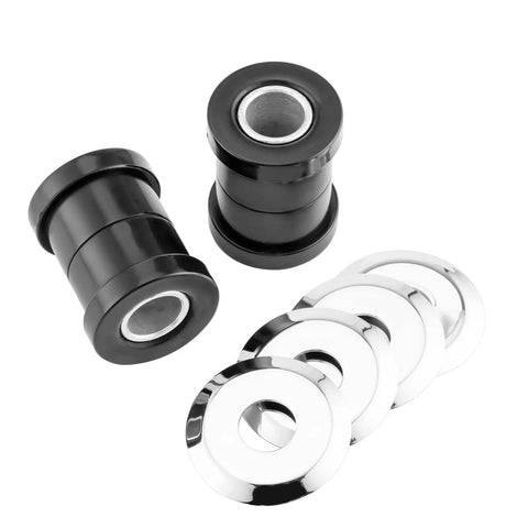 Harley Handlebar Riser Damper Bushing Kit For Sportster 1973 To 2023 Softail Dyna FXR 1973 To 2017 Heavy Duty Polyurethane And Stainless Steel Construction Delivers Vibration Reduction Keeps Your Handlebars Rock Solid And Shake Free. black polyurethane and stainless steel bushing kit