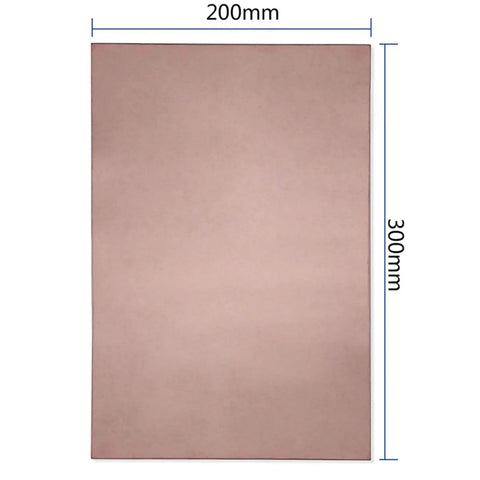 Single Sided Copper Clad Laminate PCB Board 12 By 8 Inches 1.5mm Thick For DIY Etching Prototyping And Electronics Projects FR4 Fiber Glass