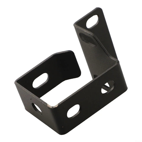 Premium Cold-Rolled Steel Heavy-Duty Wire Basket for Server Racks, No-Fuss Cable Organizer Cage for Cleaning Up Workspaces, Kick-Ass Rust-Proof Coating, Keeps Your Setup Sharp & Professional - Black metal bracket for cable management.