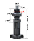 Heavy Duty Spring Knob With Carbon Steel Plunger For Precise Positioning On Mechanical Devices M10X1.0 Self Locking Threaded Pin