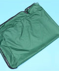 Green folded Three Seat Patio Swing Canopy Replacement With Removable Seat Cover Weatherproof Garden Cover UV Block Sunshade.