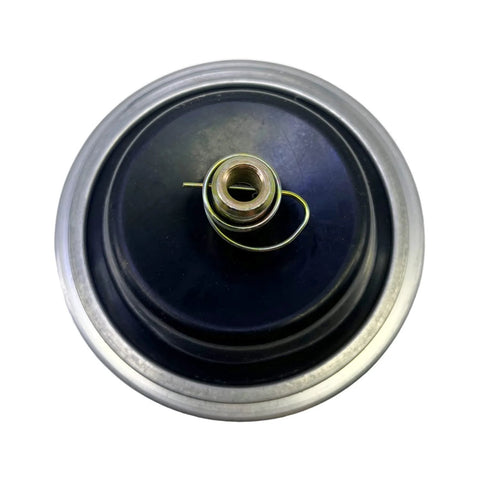 HYXUAN 4-Wheel Drive differential vacuum actuator; black round base with metal center bushing and coiled spring