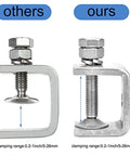 Comparison of 6 Pack 1 Inch Stainless Steel C Clamps For Woodworking And Home DIY Heavy Duty Metal U Clamps Mini Desk Tiger Clamp Set