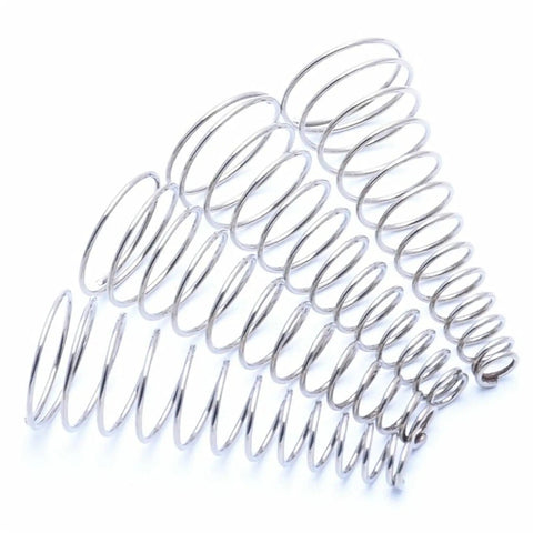 Extension Compression Springs Kit, 5Pcs 304 Stainless Steel Conical Taper Springs For Precision Fit, Wire Diameter 0.8mm, Rust Resistant