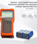 Portable Handheld Ultrasonic Liquid Flow Meter For Copper And PVC Pipes DN50-700mm shown with LCD display and sensor unit