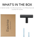 2 Inch Matte Black Cabinet Handles Set Stainless Steel Kitchen Cabinet Pulls Cupboard Hardware 10 Pack Here Box Contents