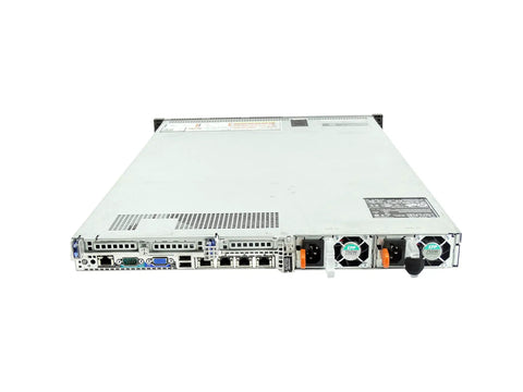 Premium Black Dual Intel Xeon E5 2699A V4 Rack Server With 768gb Ddr4 Memory And Eight 3.84tb Sas Ssds rear view connectors and fans