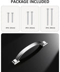 Package includes screws with 10 Pack 4 Inch Satin Nickel Cabinet Pulls Zinc Alloy Drawer Handles for Kitchen Cabinets and Dressers