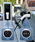 Pro Grade Type 2 EV Charging Cable Mode 3 Male To Female 22KW Three Phase 32A 16 FT Heavy Duty Extension Cord IEC Standard with connectors.